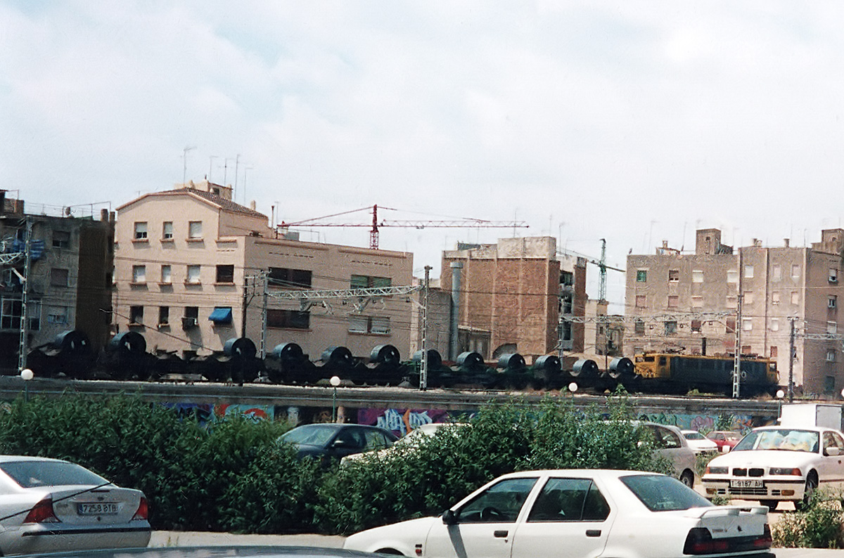 Spanish Railways RENFE - Class 269 on a steel coil train in Tarragona