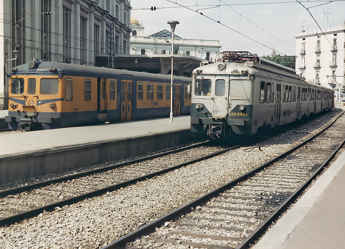 Spanish Railways RENFE - Class 436 units outside Barcelona Terminus